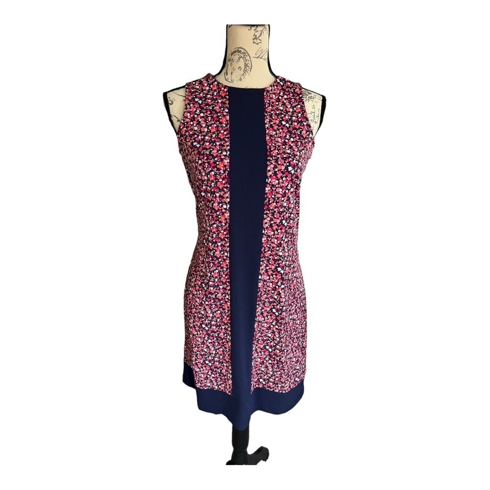Michael Kors floral sleeveless stretch dress size 2